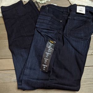 Blue jeans, straight leg, 16 tall